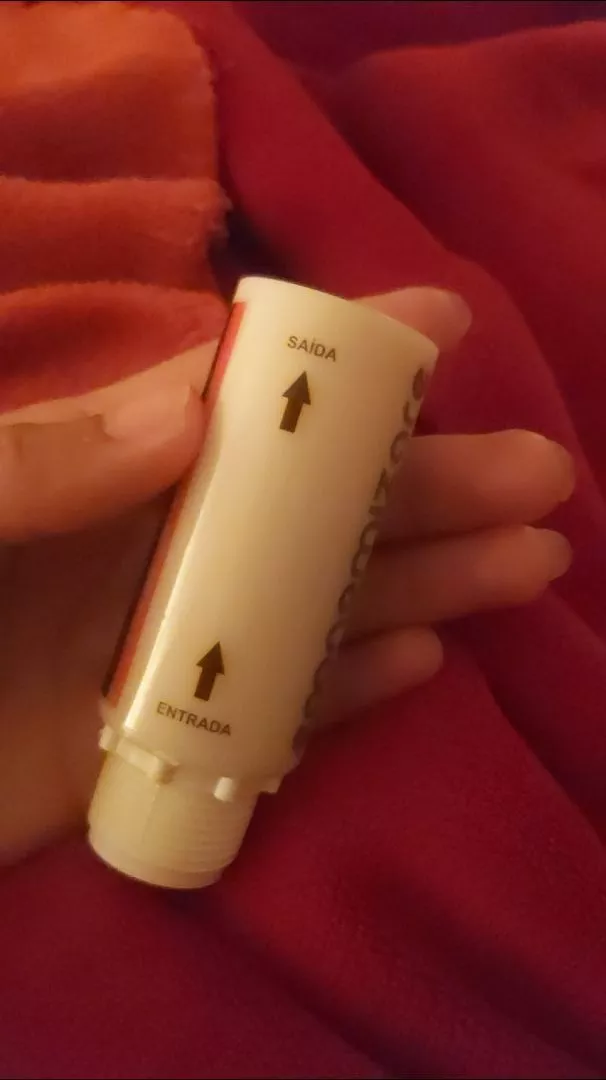 Dispositivo mostrando entrada e saída